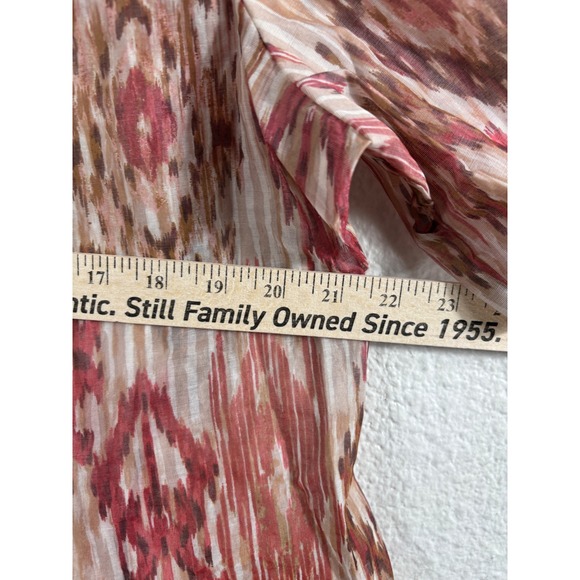 Chicos Lot of 3 Cardigan Jackets Womens Size 3 XL Silk Ikat Striped Red - Picture 8 of 16